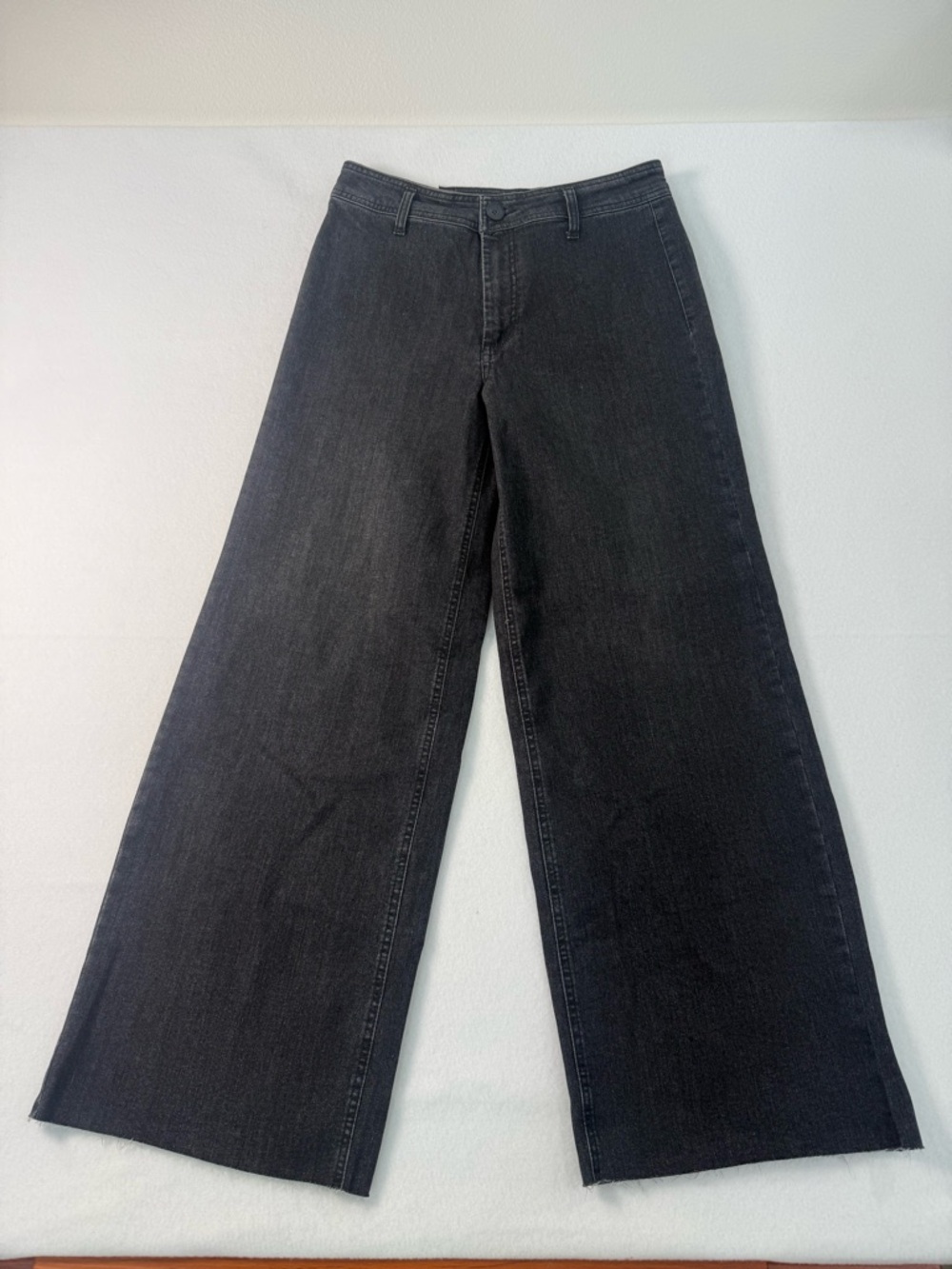 Oat New York Wide-Leg Black Denim Jeans